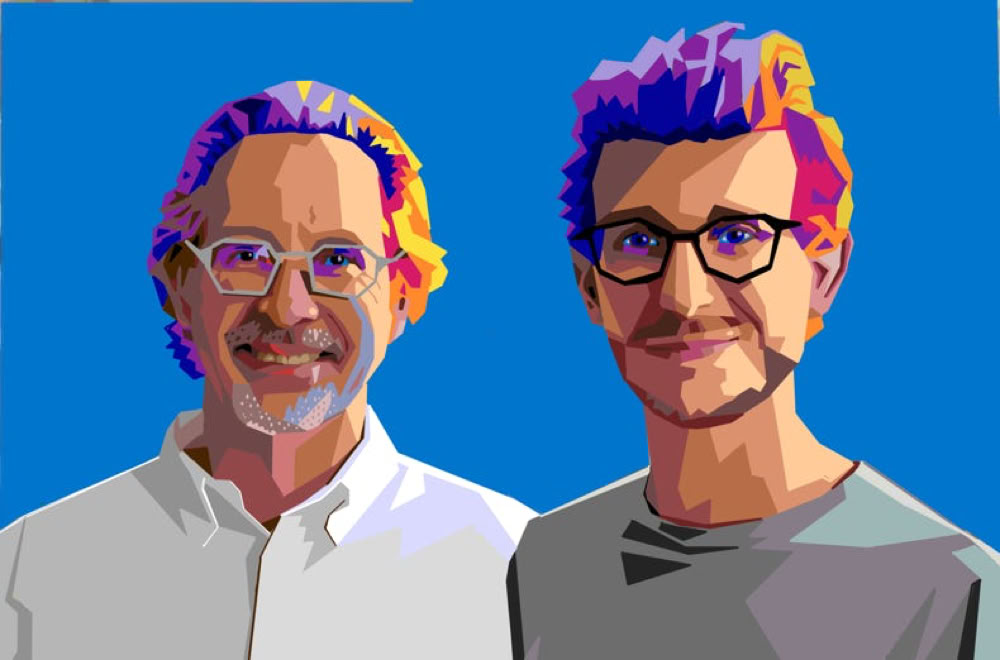 PORTRAIT WPAP et papier découpé par Michel Hasson