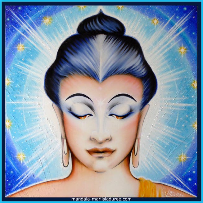 Bouddha Oil on canvas 100 x 100 cm 2016