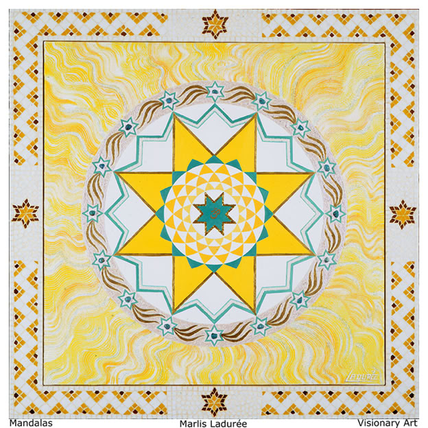 STAR MAKER 100 cm x 100 cm Glaze, oil on canvas Gold leave, crystals