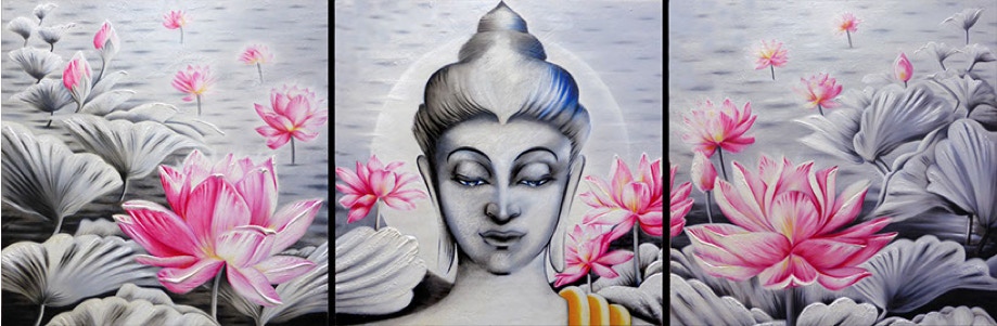 Siddharta Oil on canvas 240 x 80 cm 2015
